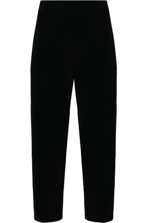 Emporio Armani Gerippte Hose aus Velours