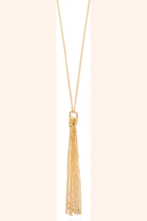 Saint Laurent Cassandre Halskette mit Quasten