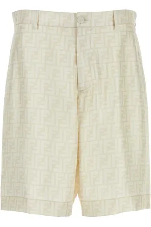 Fendi Seidenshorts mit FF