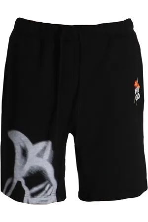 HUGO BOSS Shorts mit Blumenstickerei