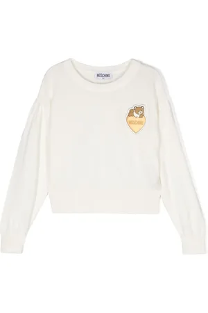 Moschino Pullover mit Teddy-Applikation