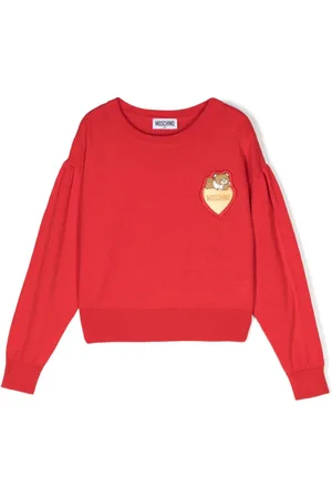 Moschino Pullover mit Teddy-Applikation