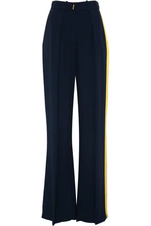 Elisabetta Franchi Hose aus Krepp-Satin mit Streifendetail