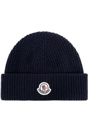 Moncler Beanie mit Logo-Applikation