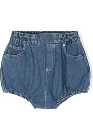 DOUUOD KIDS Shorts mit Logo-Stickerei