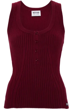 Moschino Geripptes Trägershirt