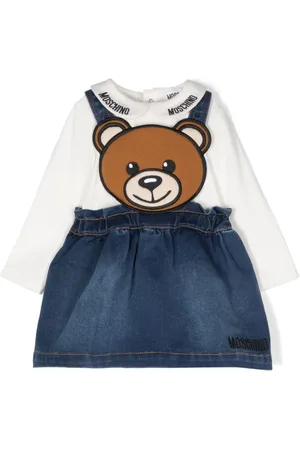 Moschino Rock-Overall mit Teddy-Applikation
