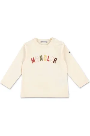 Moncler Langarmshirt mit Logo-Print