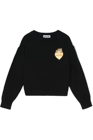 Moschino Pullover mit Teddy-Applikation