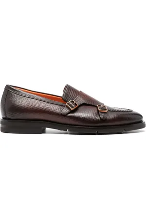 santoni Loafer mit Schnallendetail