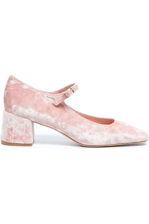 Sarah Chofakian Wendell Castle Pumps aus Samt 45mm