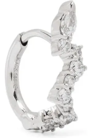 Maria Black 14kt white gold Concrete Sky diamond earring