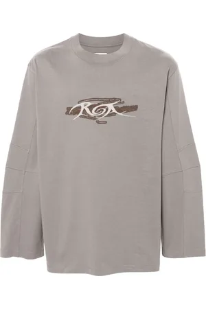 ROA Langarmshirt mit grafischem Print