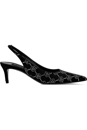 Philipp Plein Slingback-Pumps mit Monogrammmuster 50mm