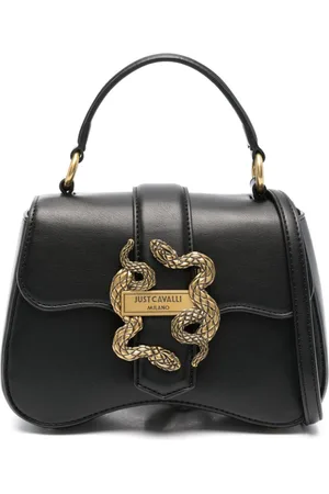 Roberto Cavalli Handtasche mit Logo-Schnalle