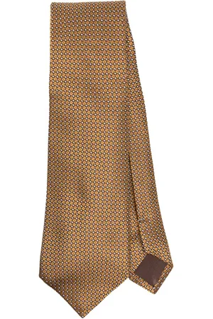 CANALI Geometrisch gemusterte Krawatte