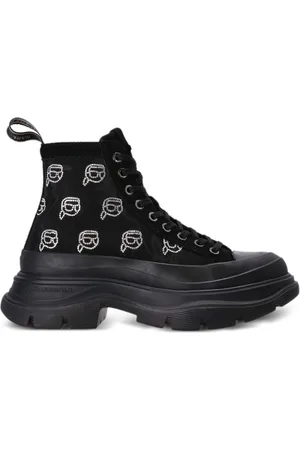 Karl Lagerfeld Luna Mesh-Stiefel mit Strass