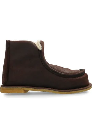 J.W.Anderson Stiefel aus Wildleder mit Shearling-Futter