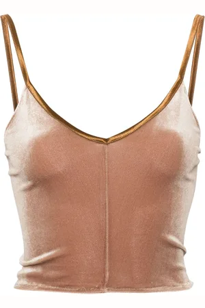 FORTE FORTE Cropped-Oberteil aus Samt