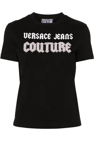 VERSACE T-Shirt mit Perlen