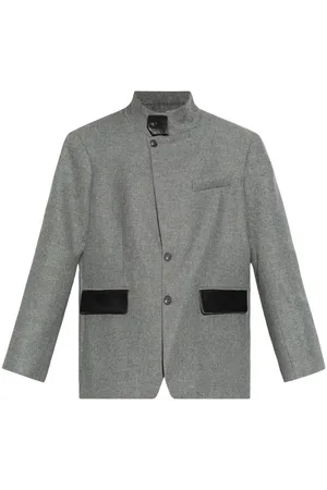The Mannei Jacke mit Fischgrätenmuster