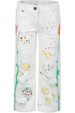 Stella McCartney Straigh-Leg-Jeans mit Blumen-Print