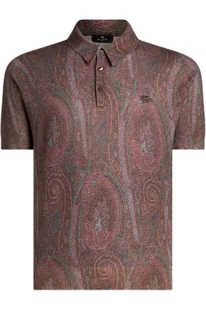 Etro Poloshirt mit Paisley-Print
