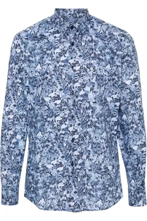Karl Lagerfeld Hemd mit Blumen-Print
