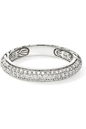 John Hardy JH Essential Sterlingsilberring mit Diamanten