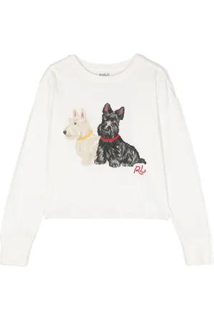 Ralph Lauren T-Shirt mit Hunde-Print