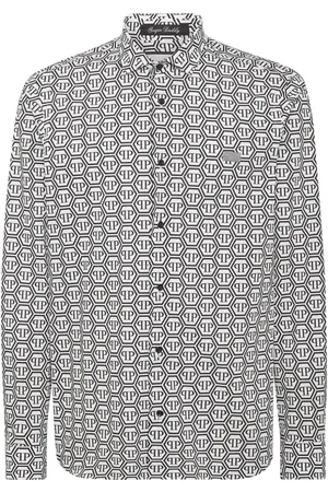 Philipp Plein Hemd mit Monogramm-Print