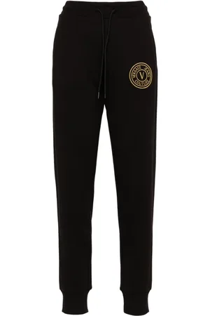 VERSACE Jogginghose mit Logo-Stickerei