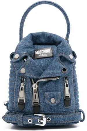 Moschino Jeans-Rucksack im Biker-Look