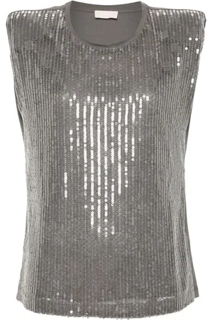 Liu Jo Trägershirt mit Pailletten