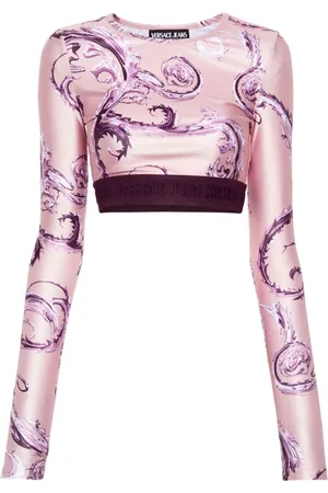 VERSACE Joggingshorts mit Watercolour Couture-Print