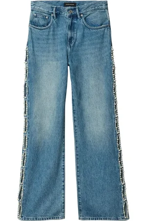 Purple Brand Cut-Out-Jeans mit Perlen