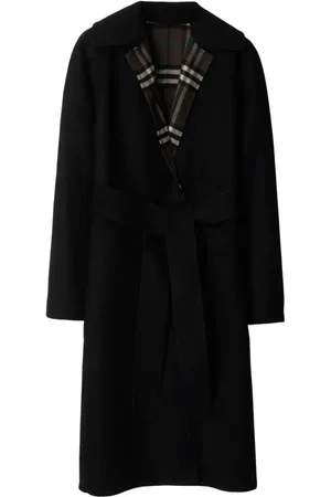 Burberry Wendbarer Wickelmantel mit Check