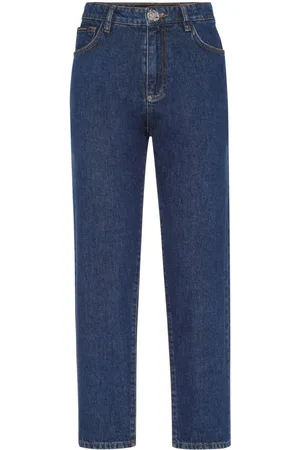 Philipp Plein Straight-Leg-Jeans mit Logo