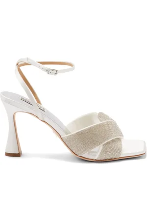 Badgley Mischka Brinlee Sandalen aus Satin 85mm