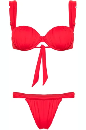 Noire Swimwear Cheeky Bikini mit Raffungen