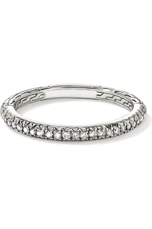 John Hardy JH Essential Sterlingsilberring mit Diamanten