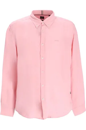 HUGO BOSS Hemd mit Logo-Stickerei