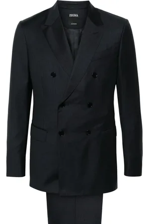 Ermenegildo Zegna Anzug mit Windowpane-Muster
