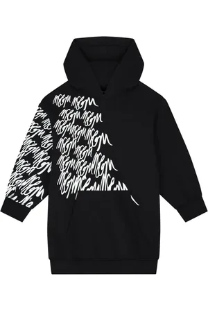 Msgm Kleid mit Logo-Print