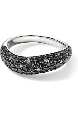 John Hardy Surf Ring aus Sterlingsilber mit Diamanten