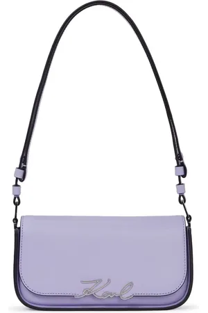 Karl Lagerfeld Signature Schultertasche aus Leder