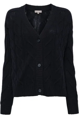 N.PEAL Cardigan mit Zopfmuster