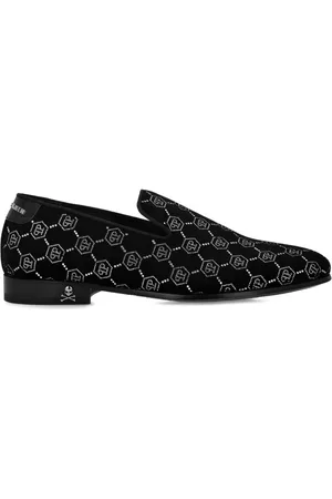 Philipp Plein Loafer mit Strass-Monogramm