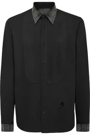 Philipp Plein Black Tie Hemd