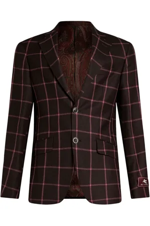 Etro Kariertes Jacquard-Sakko